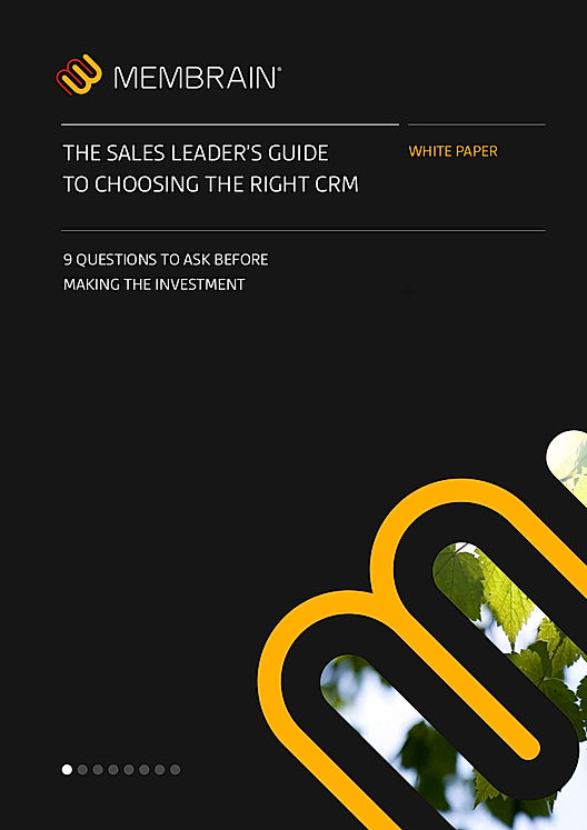 The Sales Leader's guide to choosing the right CRM